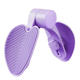 Thigh Exerciser Hip Trainer Inner Pelvic Floor Muscle Exercise Equipment with 3 Adjustable Resistance For Woman Postpartum Mother - Purple