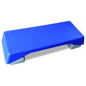 Aerobics Step Platform Height-Adjustable Fitness Equipment Stepper Trainer Exercise Step Platform Sliding Lifting Pad Blue - as Pic