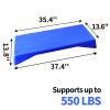 Aerobics Step Platform Height-Adjustable Fitness Equipment Stepper Trainer Exercise Step Platform Sliding Lifting Pad Blue - as Pic