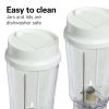 Hamilton Beach Smoothie Blender with 2 Travel Jars and 2 Lids White 51102V - Hamilton Beach