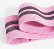 Soft & Non-Slip Design Resistance Bands for Butt and Hip for Women Yoga Pilates Exercise Home Workout Fitness - pink