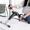 Indoor Under Desk Arms Legs Folding Pedal Exercise Bike With Electronic Display - As show the pic - Exercise & Fitness