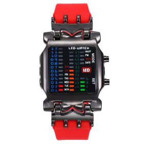 New Binary Creative LED Fashion Casual Cool (Color: Red)