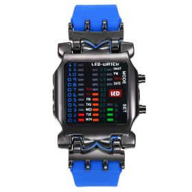 New Binary Creative LED Fashion Casual Cool (Color: Blue)